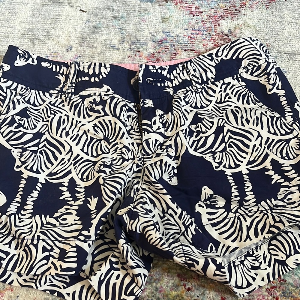 Lilly zebra print shorts
